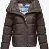 Ragwear Winterjassen Winterjas Lunis Dames Bruin