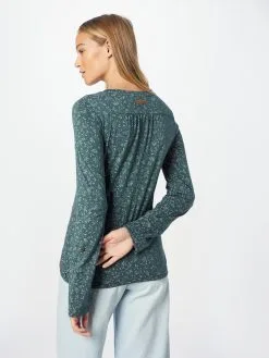 Ragwear Longsleeves Shirt PINCHI Dames Donkergroen -Aanbiedingen Ragwear Winkel 053ea39fa177584986931693e9cdc238