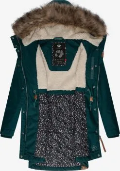 Ragwear Parkas Winterparka Tawny Dames Donkergroen -Aanbiedingen Ragwear Winkel 056cc071dc1b5f53d87a58facf1ca34e