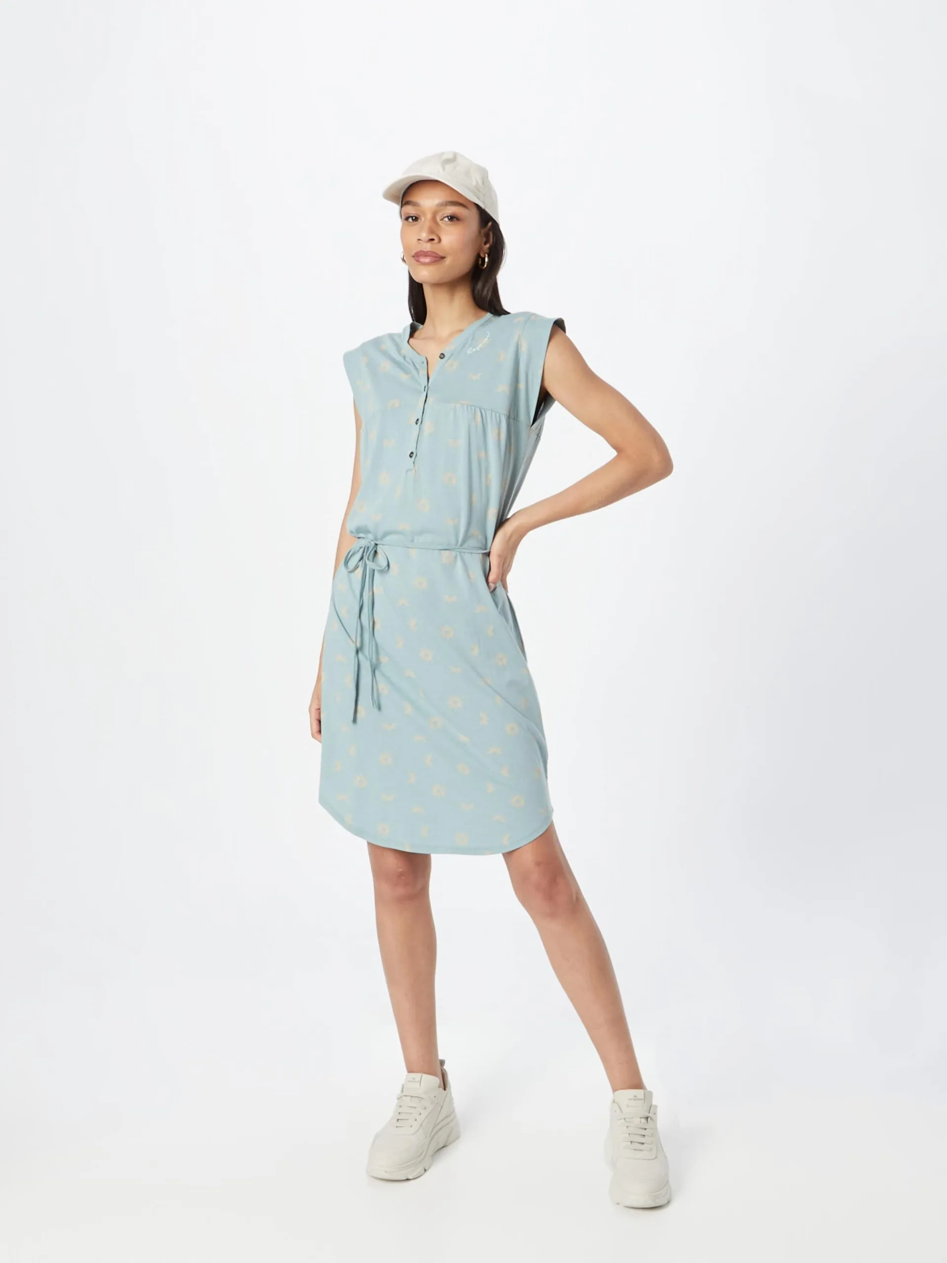 Ragwear Jerseyjurken Jurk ZOFKA Dames Lichtblauw 5 Ragwear Jerseyjurken Jurk ZOFKA Dames Lichtblauw - Afbeelding 5