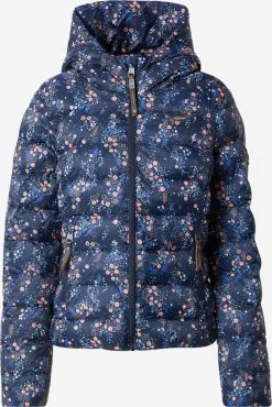 Ragwear Winterjassen Winterjas Tiasa Dames Lichtblauw / Donkerblauw