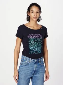 Ragwear T-shirts Shirt FLORAH Dames Navy / Azuur / Aqua -Aanbiedingen Ragwear Winkel 0ac1d09eb88a9ae7fec6b1000aaeef30