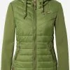 Ragwear Tussenjassen Tussenjas LUCINDA Dames Olijfgroen