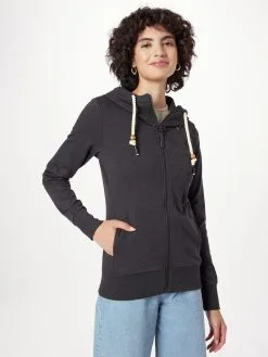 Ragwear Sweatvesten Sweatvest PAYA Dames Zwart -Aanbiedingen Ragwear Winkel 0f340d9bbb20295dc46c16f7bfaf623a