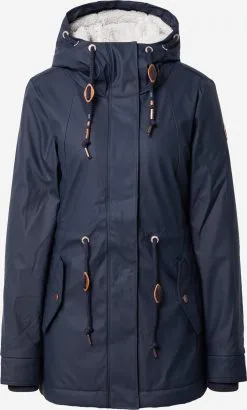 Voorkant 39 Ragwear Parkas Tussenparka Monadis Dames Navy