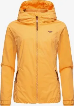 Voorkant 41 Ragwear Tussenjassen Tussenjas Dizzie Dames Donkergeel