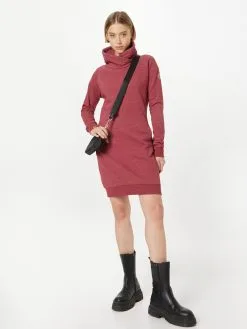 Ragwear Mini Jurken Jurk CRUZADA Dames Wijnrood -Aanbiedingen Ragwear Winkel 1351e3a69ccfb403ebfebaab63fe0806