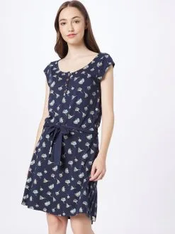 Ragwear Mini Jurken Jurk ZEPHIE Dames Navy / Lichtblauw -Aanbiedingen Ragwear Winkel 13eafb33abad22b1b8473ba813f9eeb3