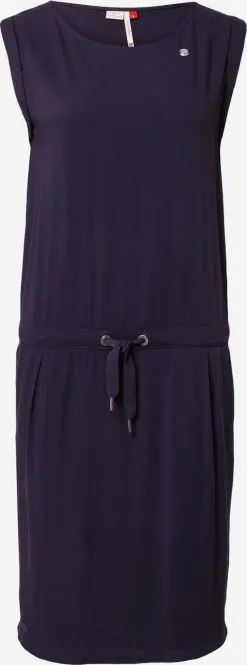 Ragwear Jerseyjurken Jurk MASCARPONE Dames Navy