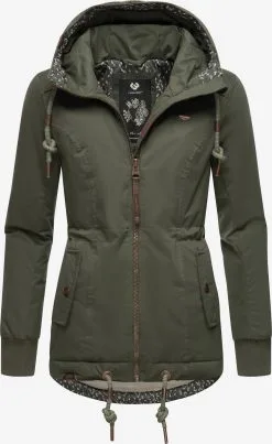 Ragwear Outdoor Jassen Functionele Jas Danka Dames Olijfgroen