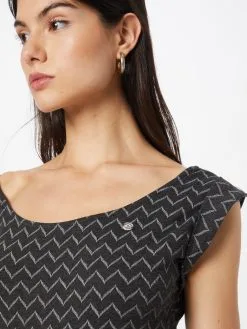 Ragwear Zomerjurken Zomerjurk Tag Zig Zag Dames Zwart Gemêleerd -Aanbiedingen Ragwear Winkel 16858caafa85d11717a57efd4b125ce7