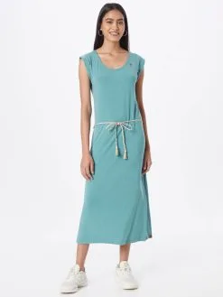 Ragwear Jerseyjurken Jurk Dames Blauw -Aanbiedingen Ragwear Winkel 1a78348b66ac9d651b46b63f832b5f9b