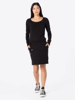 Ragwear Jerseyjurken Jurk PENELOPE Dames Zwart -Aanbiedingen Ragwear Winkel 1ac5384273409c5efe2eec54e7177d2b