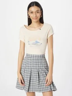 Ragwear T-shirts Shirt MINT Dames Beige -Aanbiedingen Ragwear Winkel 1c4fb140af50027de9bee735b5bd2369