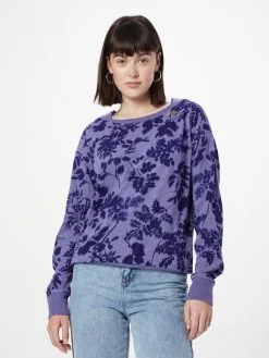 Ragwear Sweatshirts Sweatshirt NEREA Dames Nachtblauw / Blauw Gemêleerd -Aanbiedingen Ragwear Winkel 1efee2a7a0327e5b4ac59f0c5ac86ccd