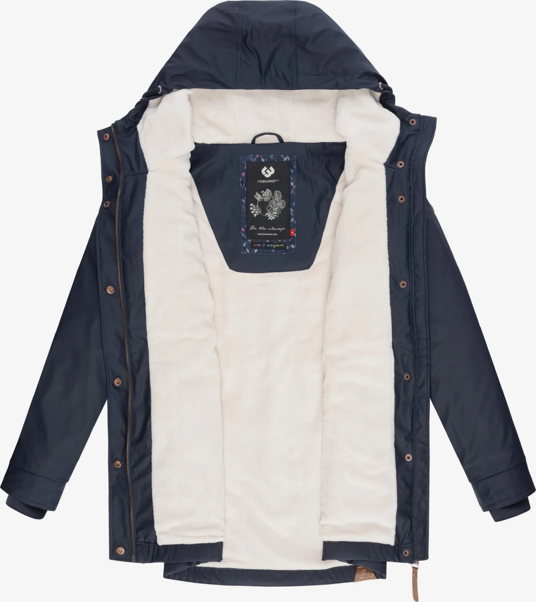 Ragwear Outdoor Jassen Functionele Jas Monadis Rainy Dames Navy 5 Ragwear Outdoor Jassen Functionele Jas Monadis Rainy Dames Navy - Afbeelding 5