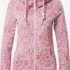 Ragwear Sweatvesten Sweatvest NESKA Dames Pink / Oudroze