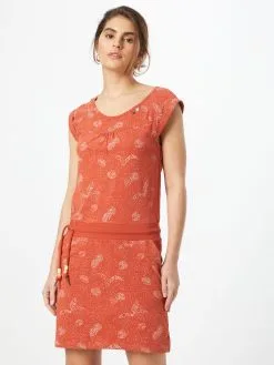 Ragwear Zomerjurken Zomerjurk PENELOPE Dames Oranjerood -Aanbiedingen Ragwear Winkel 213b54535e8d3adc72a107019430f02a