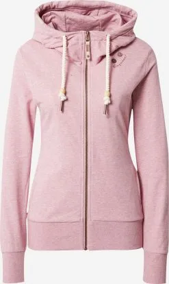 Ragwear Sweatvesten Sweatvest PAYA Dames Rosa