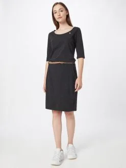 Ragwear Jerseyjurken Jurk TAMILA Dames Donkergrijs -Aanbiedingen Ragwear Winkel 24d28ad054e2440ad533c4acfaac7b0a