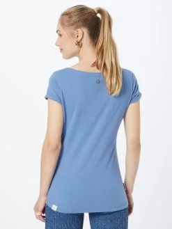 Ragwear T-shirts Shirt FLORAH Dames Blauw -Aanbiedingen Ragwear Winkel 250362cb2754562250d8e76fa8fc1400