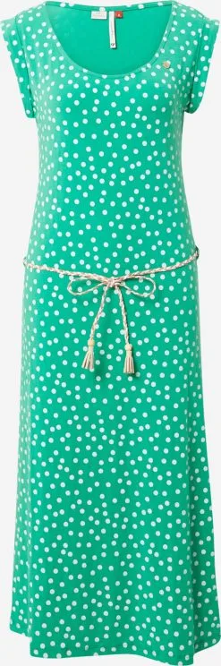Ragwear Midi Jurken Jurk Dames Groen