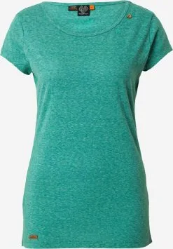 Ragwear T-shirts Shirt MINTT Dames Jade Groen