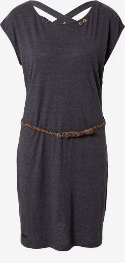 Ragwear Jerseyjurken Jurk SOFFIA Dames Donkergrijs