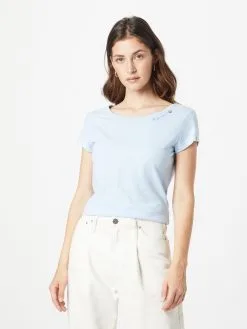 Ragwear T-shirts Shirt MINTT Dames Blauw / Pastelblauw -Aanbiedingen Ragwear Winkel 2a51c69aa1d6bf92916e2b497c4f8183