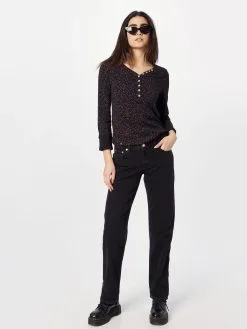 Ragwear Longsleeves Shirt Dames Zwart -Aanbiedingen Ragwear Winkel 2aac0da5e288ff114a19873adb88be44