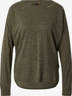 Ragwear Longsleeves Shirt Dames Olijfgroen