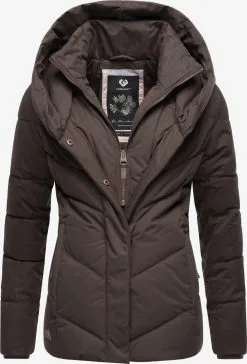 Ragwear Winterjassen Winterjas Natesa Dames Donkerbruin -Aanbiedingen Ragwear Winkel 2c3235e1ef0dab5d74f7a6d4321eb32b