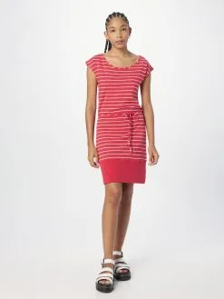 Ragwear Jerseyjurken Jurk SOCHO Dames Rood -Aanbiedingen Ragwear Winkel 2ea8f94f1298c9869d62db11cea1d615