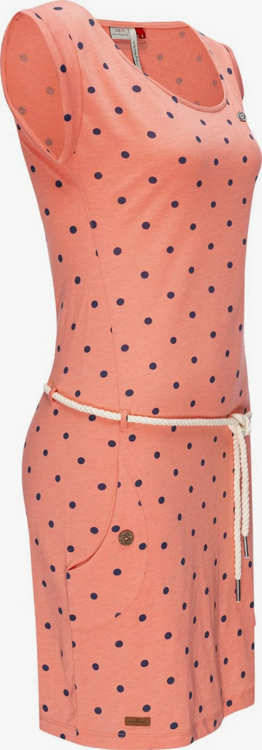 Ragwear Zomerjurken Zomerjurk TAG DOTS Dames Koraal 2 Ragwear Zomerjurken Zomerjurk TAG DOTS Dames Koraal - Afbeelding 2