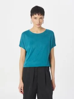 Ragwear T-shirts Shirt PECORI Dames Blauw -Aanbiedingen Ragwear Winkel 303820dfabd19b2c7fd4ec301397456f