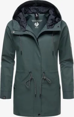 Ragwear Regenjassen Functionele Jas Urbanna Remake Dames Donkergroen -Aanbiedingen Ragwear Winkel 3218baa3e7c936dc4f1ed633ea3313f5