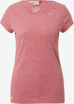 Ragwear T-shirts Shirt MINTT Dames Roze Gemêleerd