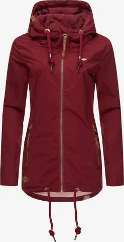 Ragwear Outdoor Jassen Functionele Jas Zuzka Dames Kersrood -Aanbiedingen Ragwear Winkel 34940f5aa6cd480fb25d4a23c0d48941