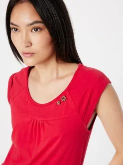 Ragwear Jerseyjurken Jurk Dames Bloedrood -Aanbiedingen Ragwear Winkel 3609c10b5beb799af0649bd795c29e8b