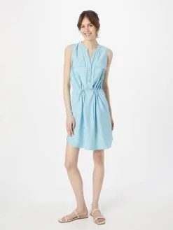 Ragwear Blousejurken Blousejurk ROISIN Dames Lichtblauw -Aanbiedingen Ragwear Winkel 37196f6568933c208b706a3fe82f3688