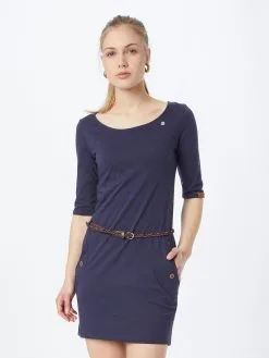 Ragwear Jerseyjurken Jurk TANYA Dames Navy -Aanbiedingen Ragwear Winkel 3763958ab23b885716c3d143f15b140d