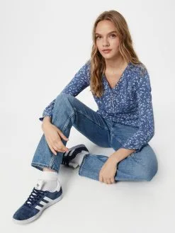 Ragwear Longsleeves Shirt PINCHI Dames Navy / Duifblauw -Aanbiedingen Ragwear Winkel 37c806b538419a6056d5033449868aab