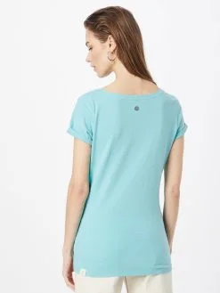Ragwear T-shirts Shirt Dames Blauw / Aqua -Aanbiedingen Ragwear Winkel 37e282a2195f935b240339ba14ff9c26