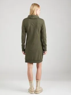 Ragwear Mini Jurken Jurk DITIK Dames Olijfgroen -Aanbiedingen Ragwear Winkel 38d4bcae7a3e75626234e1695a34c067