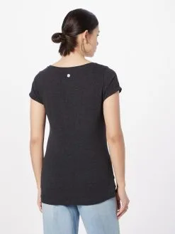 Ragwear T-shirts Shirt FLORAH Dames Donkergrijs -Aanbiedingen Ragwear Winkel 3bdecc6dd2e990196034097c8319b275