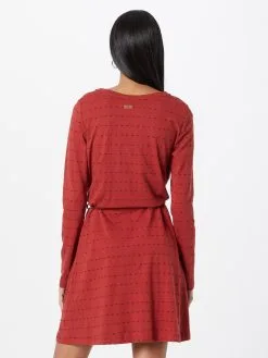 Ragwear Mini Jurken Jurk VERBENA Dames Knalrood -Aanbiedingen Ragwear Winkel 3ea478e1b2365106c9b18f019e43819c