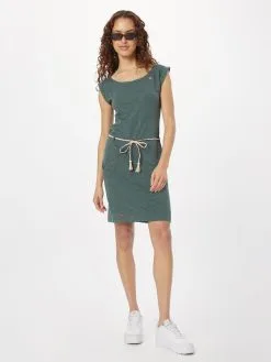 Ragwear Jerseyjurken Jurk TAGG Dames Groen Gemêleerd -Aanbiedingen Ragwear Winkel 3f2bdee1f6b2a503666176c95446e2b0