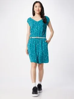 Ragwear Mini Jurken Jurk Dames Petrol / Mintgroen -Aanbiedingen Ragwear Winkel 3fd1bc15b811be3664994d92abf4a4fd