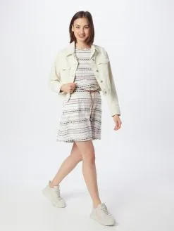 Ragwear Jerseyjurken Jurk VERBY Dames Wit -Aanbiedingen Ragwear Winkel 41134d897963ea58d149f9eb705776a7