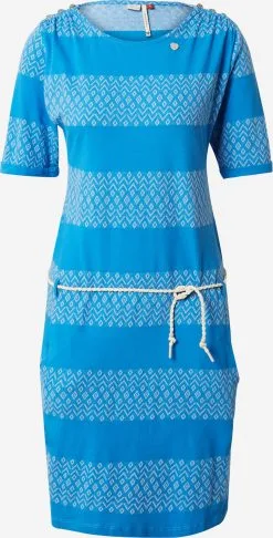 Ragwear Jerseyjurken Jurk CHEGO Dames Blauw / Hemelsblauw
